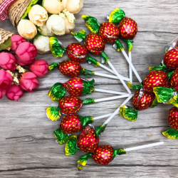 草莓棒棒糖/400g