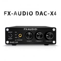 全新公司貨 FX-AUDIO DAC-X4 new DAC 耳擴 保固一年 光纖_USB_同軸 耳機擴大機