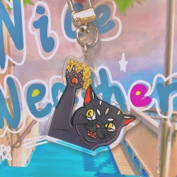 海浪貓咪壓克力吊飾