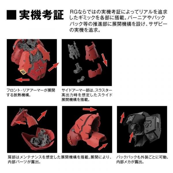 1/144 鋼彈模型 RG-29 沙薩比 MSN-04 SAZABI 組裝模型