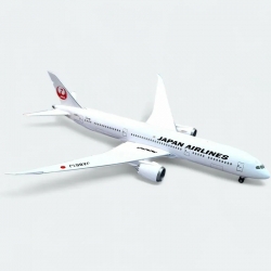 1/200 日本航空 波音787-9 JA861J 標準塗裝 木頭底座