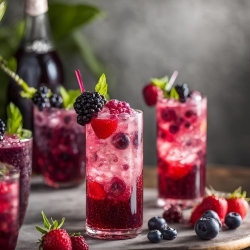 綜合莓果氣泡飲
