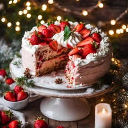 草莓聖誕蛋糕