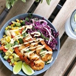 夏日墨西哥風味蝦沙拉