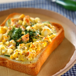 蛋沙拉香烤吐司