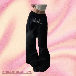 美式復古寬鬆休閒褲