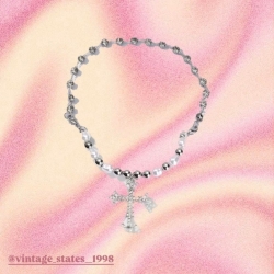 珍珠十字架項鍊