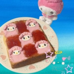My melody果醬吐司
