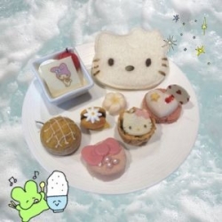 Hello kitty甜點套餐