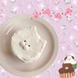 小白貓蛋糕