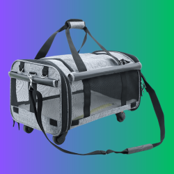 底盤加大狗包折疊旅行戶外貓包大容量拖輪寵物包