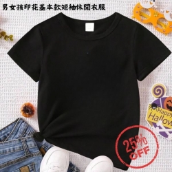 男女孩印花基本款短袖休閒衣服-童裝
