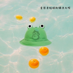 童裝青蛙眼刺繡漁夫帽-童裝