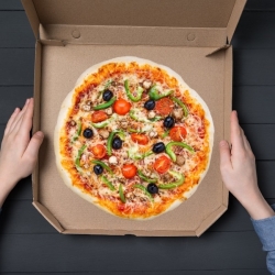 青椒番茄橄欖披薩