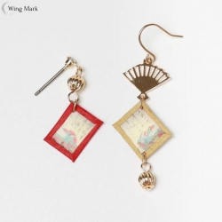 古風書畫耳環