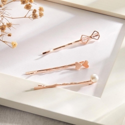 蝴蝶結組合髮夾