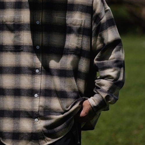 1980 23AW Imported Fabric Plaid Shirt 日本進口面料UBLT004