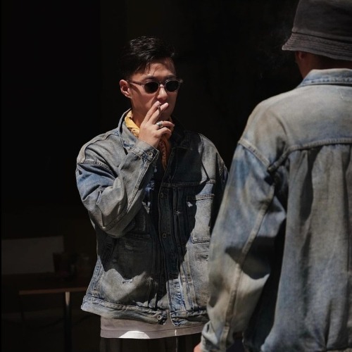 1980 23AW DISTRESSED DENIM JACKET 單寧外套