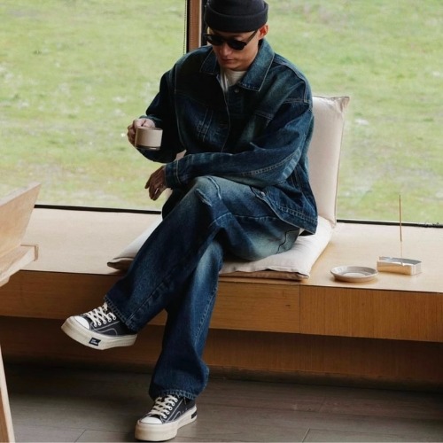 24AW X TCMADE 8TH 低幫帆布休閒硫化帆布鞋