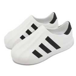Adidas 休閒鞋 adiFOM Superstar 男鞋 白 黑 膠鞋 貝殼頭 愛迪達 寬鬆 麵包鞋