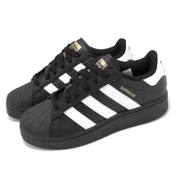 Adidas 休閒鞋 男女鞋 貝殼鞋 SUPERSTAR 黑