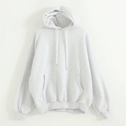 頂級重磅無刷毛帽T