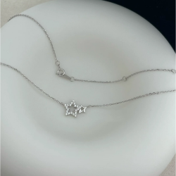 星星項鍊女輕奢小眾五角星鎖骨鏈