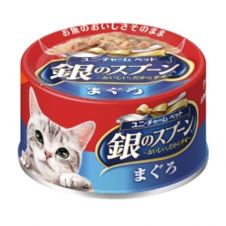 銀湯匙貓罐頭70克【鮪魚】(24入)(貓副食罐頭)(整箱罐罐)