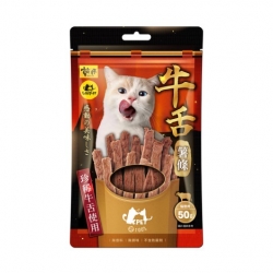 老饕級牛舌 牛舌薯條 50克 (貓零食)