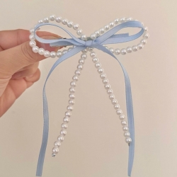 雙層蝶結 Layered Pearl Tie