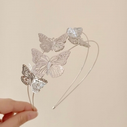 銀蝶漫舞 Silver Flutter Headband