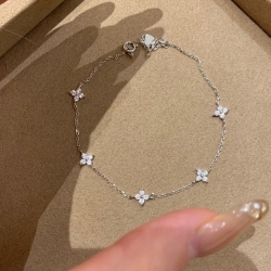 幸運花語腳鍊 Clover Bloom Bracelet