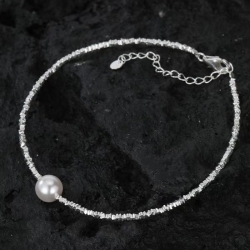 單珠閃耀腳鍊 Solo Pearl Chain