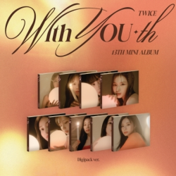 Twice (隨機版)第十三張迷你專輯「With YOU-th(Digipack Ver.)」(韓國進口版)
