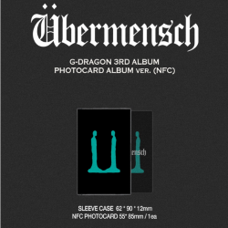 G-Dragon 3RD ALBUM [Übermensch]PHOTOCARD ALBUM ver.(NFC)