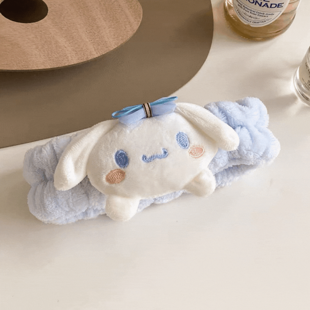 三麗鷗（Sanrio）系列角色造型洗臉髮帶