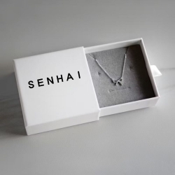 SENHAI白灰色飾品盒
