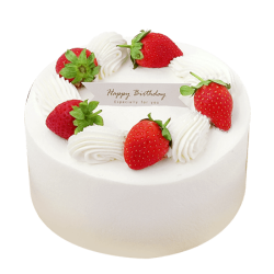 草莓奶油心願生日蛋糕